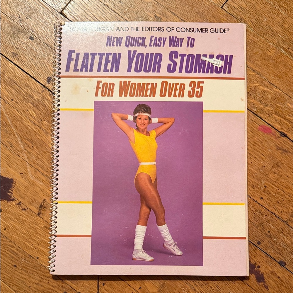 1985 Vintage Flatten Your Stomach Book for Women by Consumer Guide